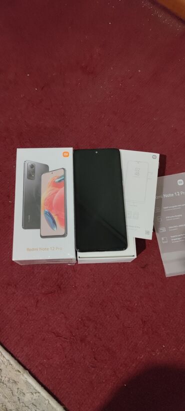 телефон ми 12: Xiaomi, 12 Pro, Б/у, 256 ГБ, цвет - Черный, 2 SIM