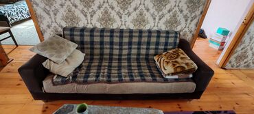 metbex mebelleri ve qiymetleri: Диван, Б/у, Раскладной, С подъемным механизмом, Ткань