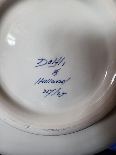 tupperware flasice: Tanjir nov za na zid delft holandski iz 1976 do 1980god. Tanjir za — 10