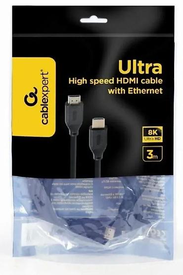 Aksesoari za TV i video: Cablexpert Ultra HDMI kabl sa Ethernetom – 3 m - Tip: HDMI na HDMI — 3