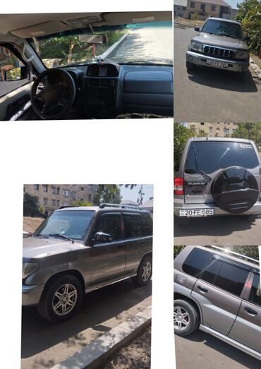 ilkin ödənişsiz avtomobil: 1999cu il 2mator 6 700 son qiymətdir Gümüşü rəngli Mitsubishi Pajero