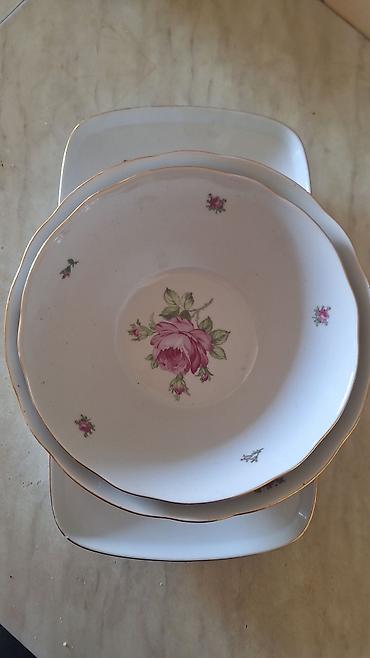 solo 611: Cinije NOVE od porcelana KOMPLET! Dimenzije! Tacna plitka za — 6