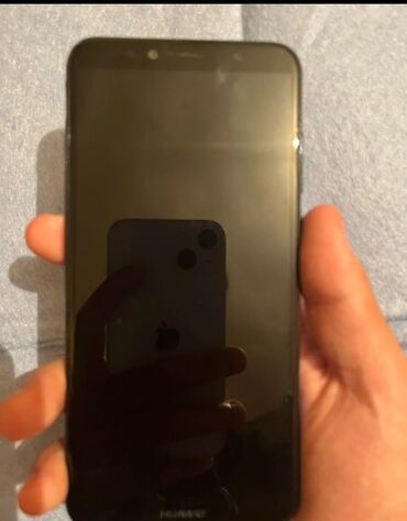 Apple iPhone: Huawei Y6, 16 ГБ, цвет - Серый, Отпечаток пальца