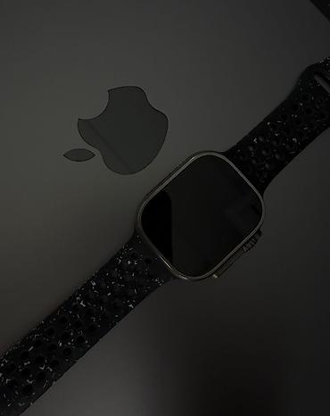 Aksesuarlar: Apple Watch Ultra 2 – 49 mm titan korpus, safir kristal şüşə, keramika — 2