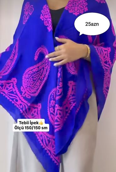 Hicab: Endirimli qiymət yüksək keyfiyyətli topdan qiymət Kəlağayılar. - Tebii — 6