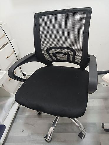 xrom caydan: Ofis kreslosu – ergonomik və nəfəsalan dizayn - Rəng: qara - Arxa — 2