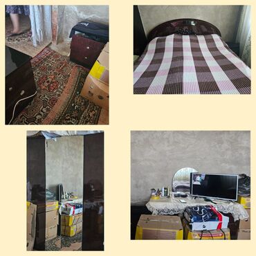 Divan və kreslo dəstləri: İkinəfərlik çarpayı, Dolab, Termo, 2 tumba, İşlənmiş