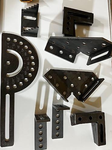 Сварочные аппараты: Оснастка к сварочному столу 3D, бочонки, углы, упоры, быстрозажимные — 2