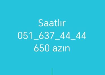 SİM-kartlar: Nömrə: ( 051 ) ( 5124141 ), Yeni