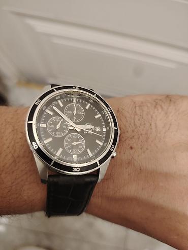 Casio Edifice kişi qol saatı - Model: Casio Edifice (kvars mexanizm)