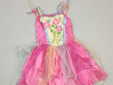 sukienka fuksja rozkloszowana: Сукня, Tu, 5-6 р., 110-116 см, стан - Хороший