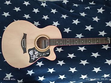 Акустические гитары: Akustik gitara + portativ səs sistemi dəsti Gitara: - Brend: IRIN - — 5