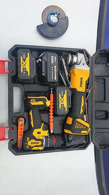 Alət dəstləri: Dewalt brendlı akkumulyatorlu alət dəsti Tərkib: - Akkumulyatorlu — 1
