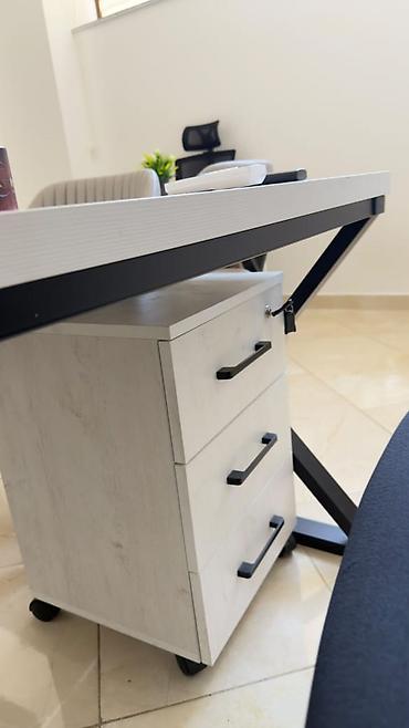 ofis dolablari: Ofis mebel dəsti – müasir loft dizayn 2 dəst - (4 stul - bismenni 2 - — 4