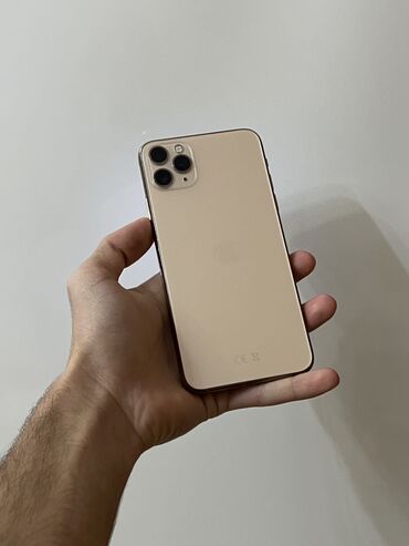 Apple iPhone: IPhone 11 Pro Max, 64 GB, Qızılı, Face ID