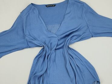 błękitna bluzki damskie: Blouse, Stradivarius, S (EU 36), condition - Very good