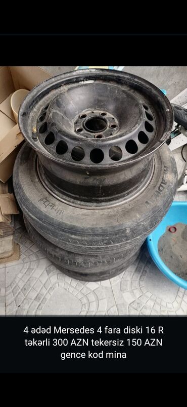 Disk təkərlər: İşlənmiş Disk təkər R 16 — 7