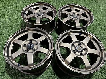 jdm: Диски R 15 RAYS, Комплект, отверстий - 5, Б/у — 5