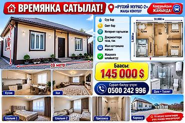 будка кунг: Дом газаблок типа 10×5 м (планировка прилагается). Расположен рядом с — 1