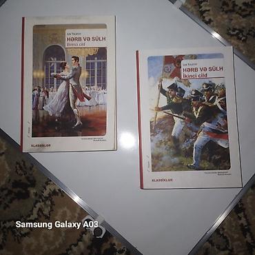 Книги и журналы: Məhsul: Kitab dəsti Adı: Lev Tolstoy – “Hərb və Sülh” (2 cild) Dil — 2