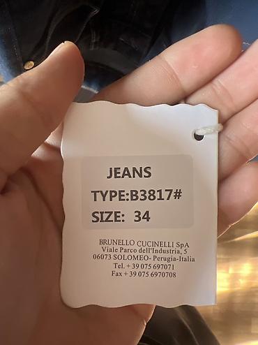 brunello: Джинсы Brunello Cucinelli, темно-синий деним - Фирменные джинсы из — 5