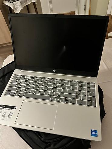 gtx 1650 notebook: HP 15.6" noutbuk + bel çantası - Model: HP Laptop 15 (gümüş rəng, tam — 2