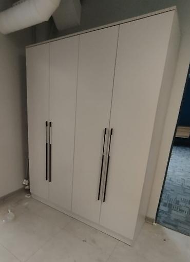 ofis dolabı: Künc dolab, Yataq otağı üçün, Qarderob, Açılan, Korpuslu, 4 qapılı — 4