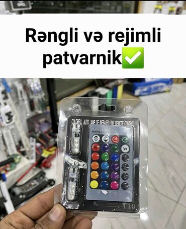 işıq generatoru: Patvarnik işiq rəngleri deyişir yanib sonur rejimleride var