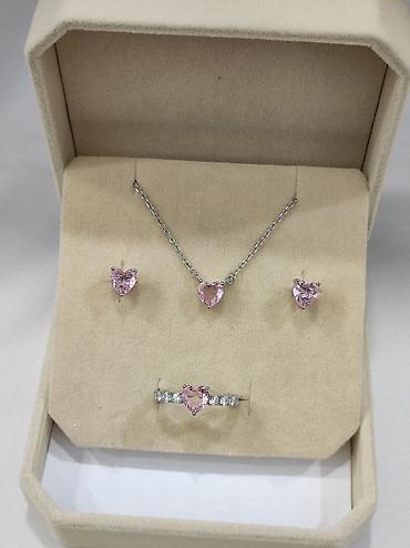 Серебряные наборы украшений: Набор украшений, Проба 925, Женские, Новый — 10