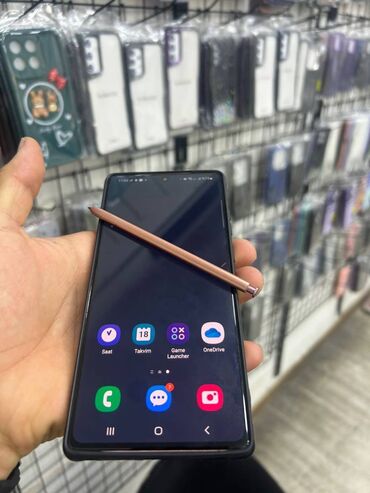 samsung note 10 plus ikinci el: Samsung Galaxy Note 20, 256 GB, rəng - Bənövşəyi, Barmaq izi, Face ID, Simsiz şarj