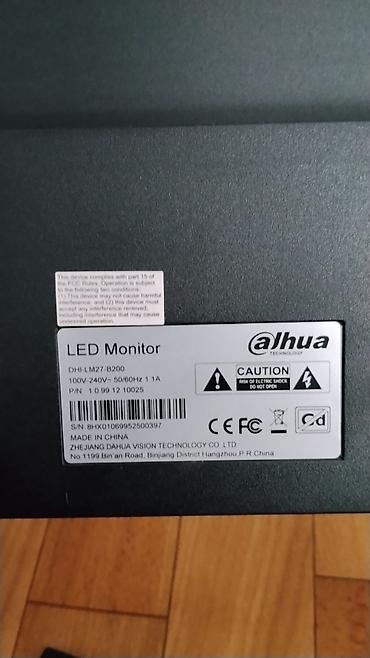 macbook pro core i7: Монитор Dahua DHI-LM27-B200, LED ​Продаю большой 27-дюймовый монитор — 2