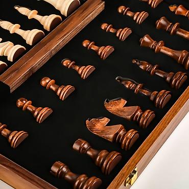 ротор: Деревянные шахматы / отличное качество ♟️В комплекте 32 фигурки — 3