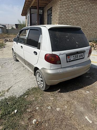 Daewoo: Daewoo Matiz: 2003 г., 0.8 л, Кол менен иштөөчү, Бензин, Хетчбек — 3