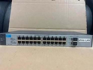 Modemi, ruteri i mrežni uređaji: HP 1810-24G v2 Switch (J9803A) – gigabitni, rack-mount upravljivi svič — 9