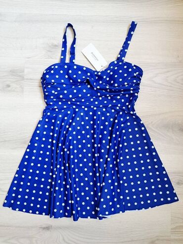 nikolas odeća: 2XL (EU 44), Polyester, Dots, color - Blue