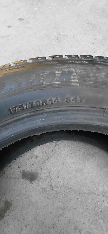 14 зимние: Продам комплект шин . ‼️Каракол.‼️ Размер: 175/70 R14 Направленный — 2