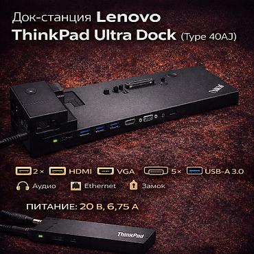 thunderbolt display: Док-станция Lenovo ThinkPad Ultra Dock (Type 40AJ) Совместимость — 1