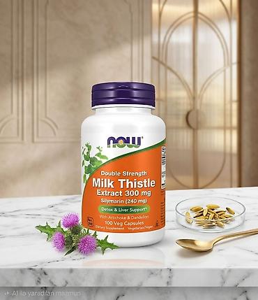 xitozan kapsul: 🇺🇸 ABŞ istehsalı – NOW Foods Milk Thistle Extract 🌿💊 1968-ci ildən — 1