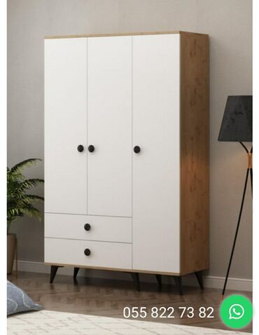 Dolablar: Yeni, Açılan, 3 qapılı Düz dolab, Qarderob, paltar dolabı, Azərbaycan — 9