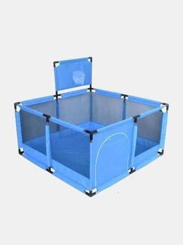 Игровые манежи: Детский игровой манеж + 20 шарики в подарок Размеры 126*126 - — 10