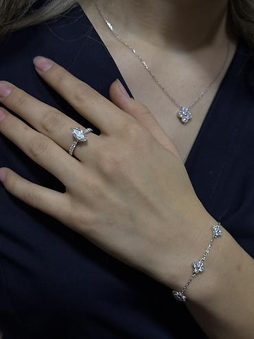 азотнокислое серебро: Кольцо Маркиз Ощущение роскоши и королевского стиля: Эта огранка — 3
