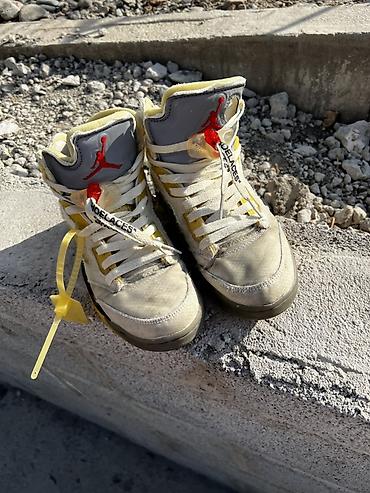 новые туфли: Мужские кроссовки, 38, Off-White, Б/у, цвет - Желтый, Самовывоз, Платная доставка — 1