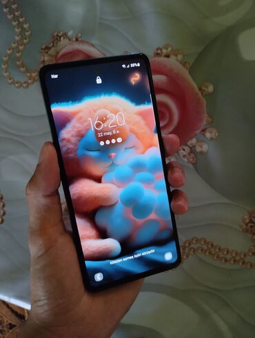 Elektronika: Samsung Galaxy A52 | 128 GB | rəng - Mavi | Düyməli, Barmaq izi, İki sim kartlı