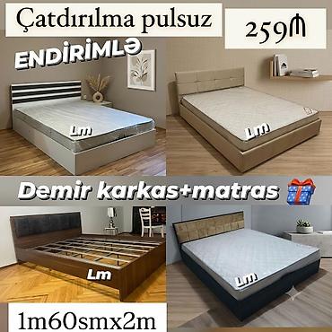 Yeni, İkinəfərlik çarpayı, Matras ilə lalafo.az -da Yeni, İkinəfərlik çarpayı, Matras ilə