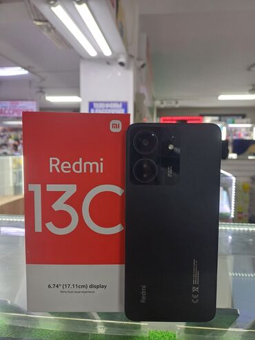редми 12 с: Redmi, Redmi 13C, Б/у, 256 ГБ, цвет - Черный, 2 SIM