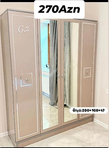 Asılqanlar: *Dolab 4 qapılı ✨ 270Azn* ✔️İstehsal Rusiya Laminat 18/lik — 1