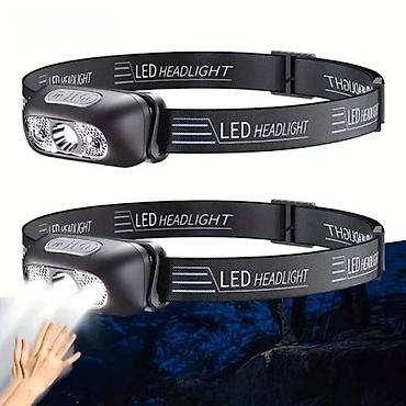 Lov i ribolov: USB punjive čeone lampe sa senzorom pokreta MACROCOSM T-B3. CENA JE ZA — 7