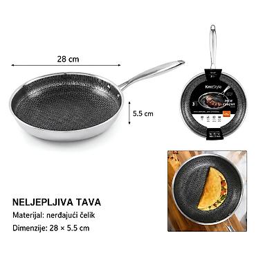 KMT Premium nož tiganj 5412178 Opis: - Neljepljiva tava za prženje i