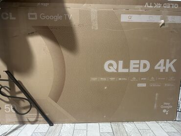 плазменые телевизоры: QLED 4K телевизор TCL, диагональ 50" Ключевые особенности (указаны на