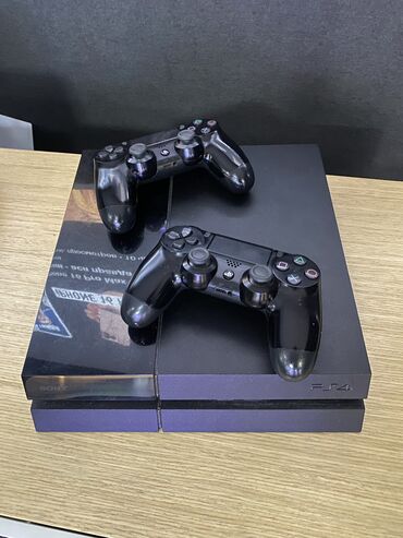 плейстейшен 4 цена бу бишкек: Продаю PS4 Fat, 500 гб. Консоль полностью рабочая, но при длительном